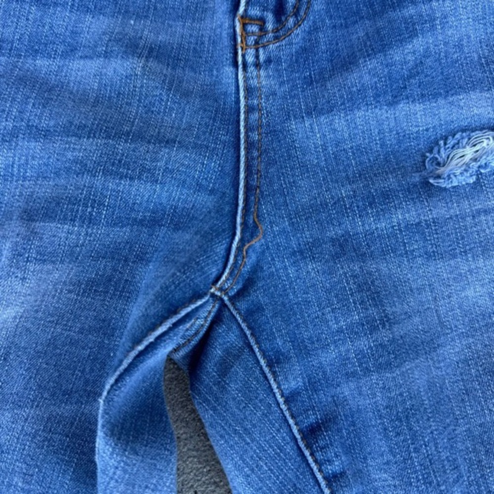 Aeropostale Aero High Rise Distressed‎ Skinny Jeans Blue Women 12R - Picture 5 of 11